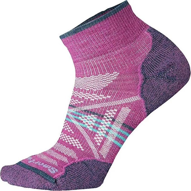 Smartwool Womens PhD Outdoor Light Mini Sock - Meadow Mauve-1