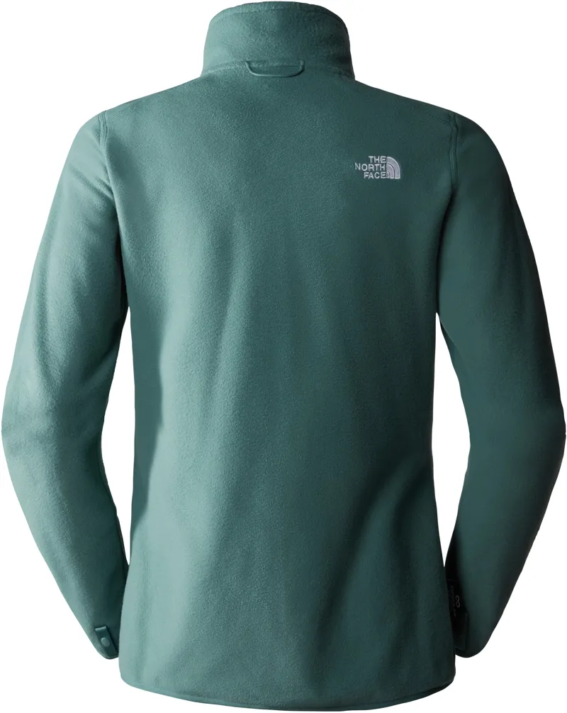 The North Face Womens 100 Glacier Full Zip - Dark Sage-1
