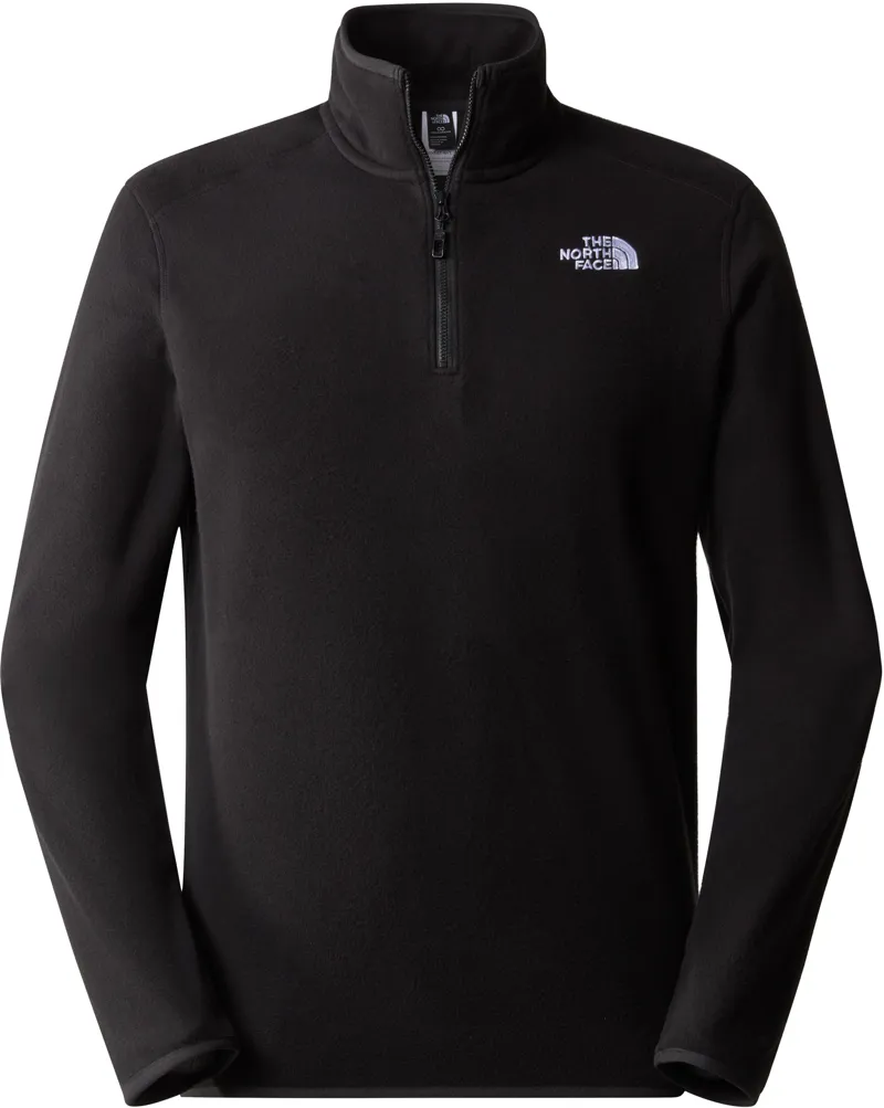 The North Face Mens 100 Glacier 1/4 Zip - TNF Black