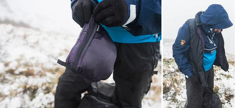 Paramo Womens Torres Medio Gilet - Black-Elderberry Lining-4