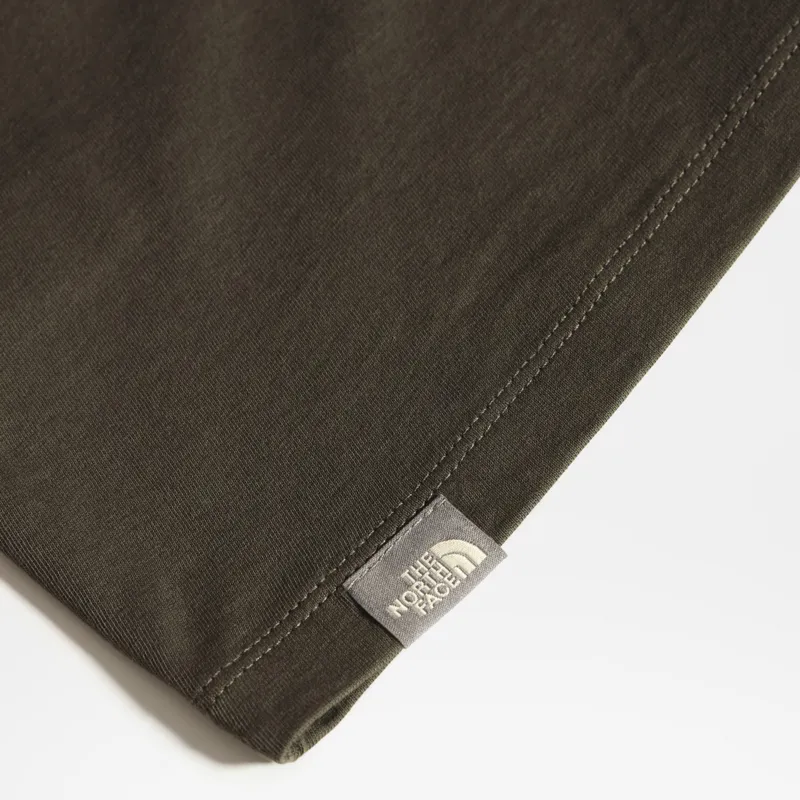 The North Face Youth Short Sleeved Easy Tee - New Taupe Green-White-4