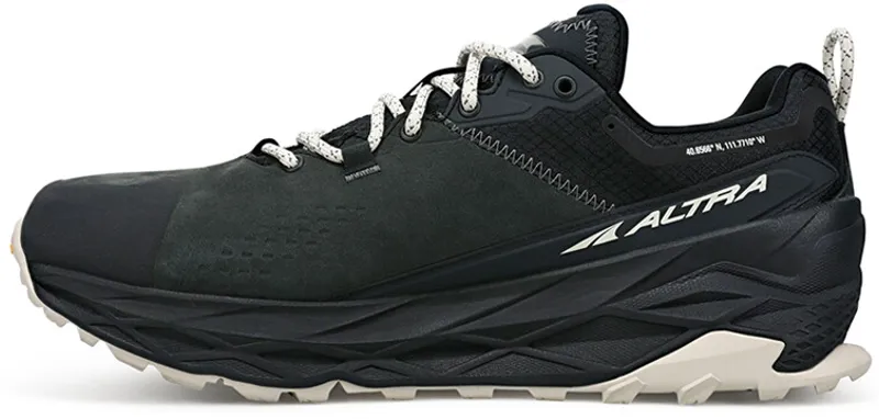 Altra Mens Olympus 5 Hike Low GTX Trail Shoe - Black-1