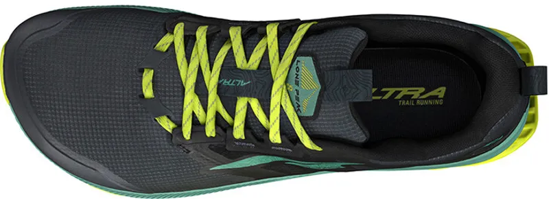Altra Mens Lone Peak 8 Trail Shoes - Black-Green-2
