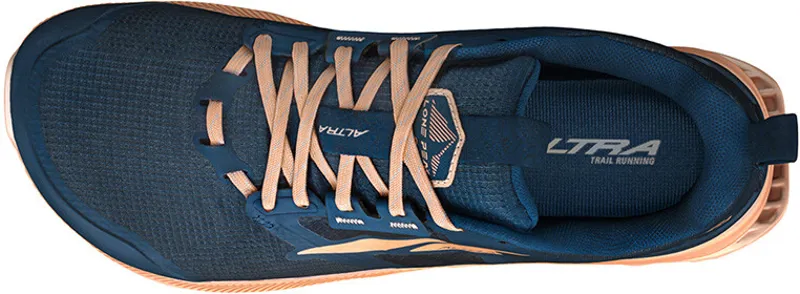 Altra Womens Lone Peak 8 Trail Shoes - Navy-Coral-3