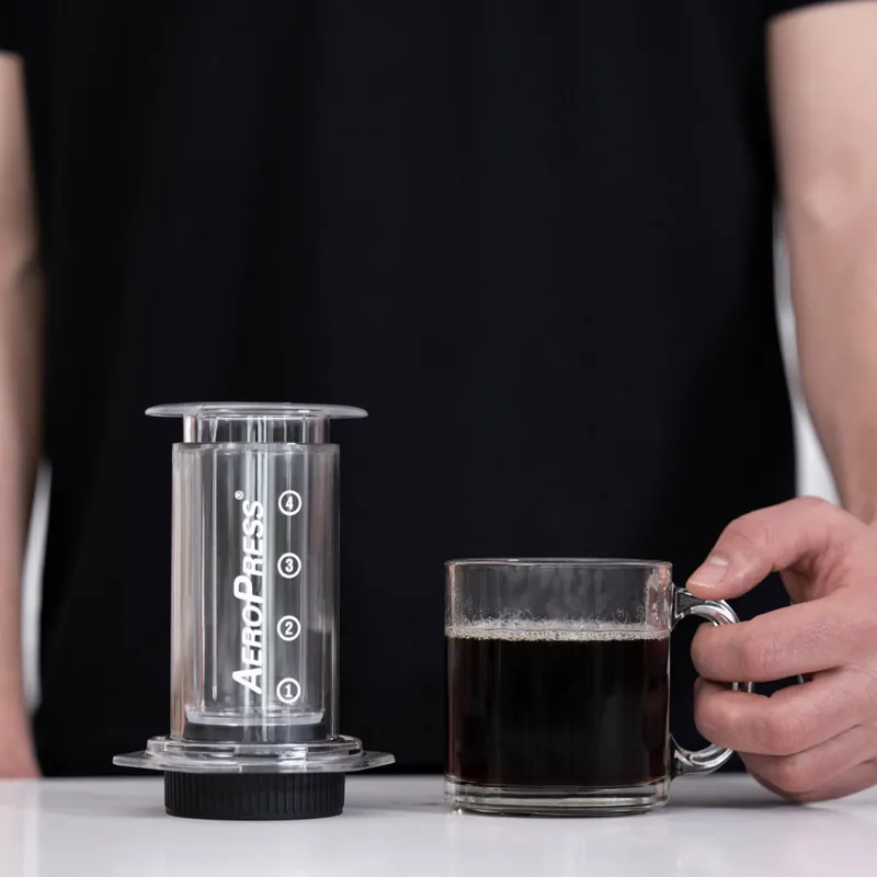 AeroPress Coffee Maker - Clear-4
