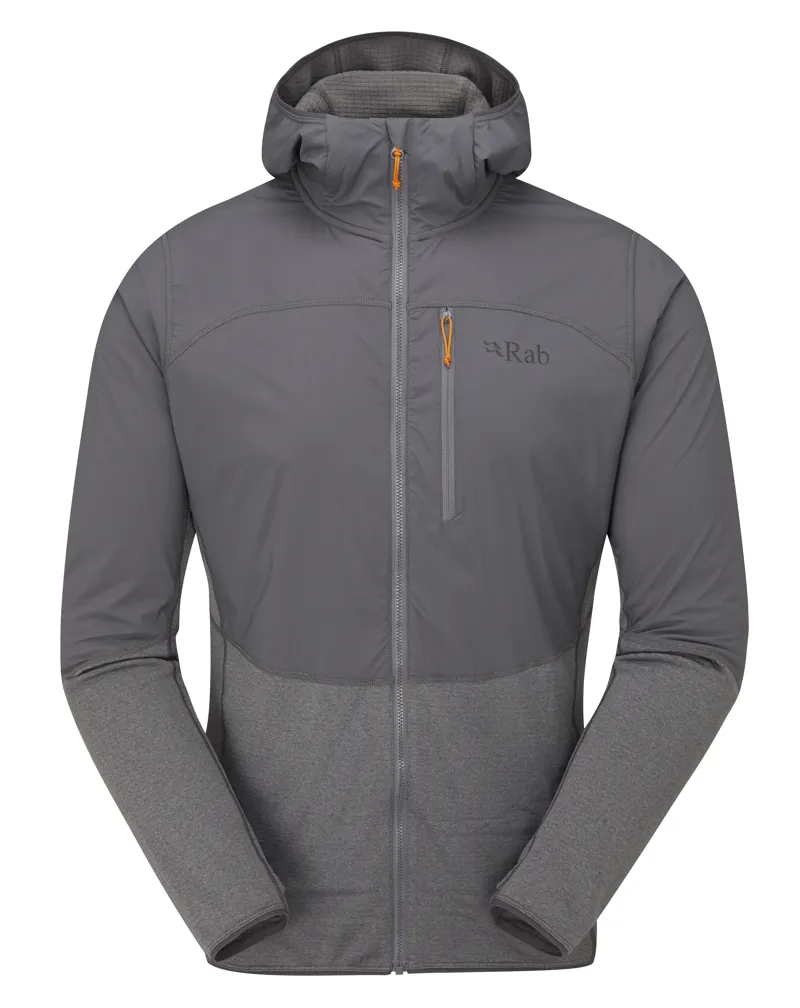 Rab Mens Ascendor Summit Hoody FZ - Graphene