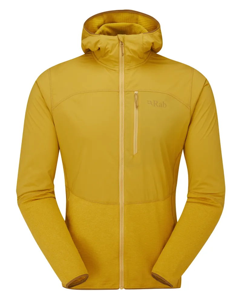 Rab Mens Ascendor Summit Hoody FZ - Sahara