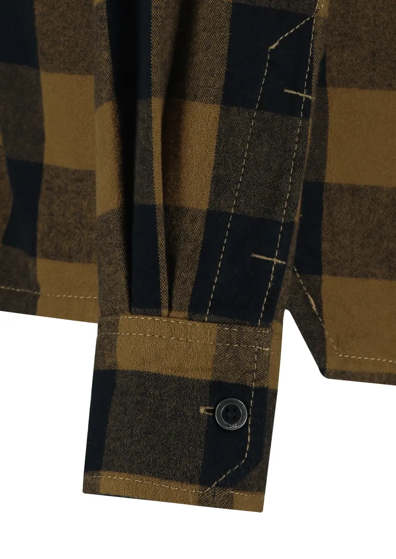 Rab Mens Boundary Shirt - Caramel Check-3