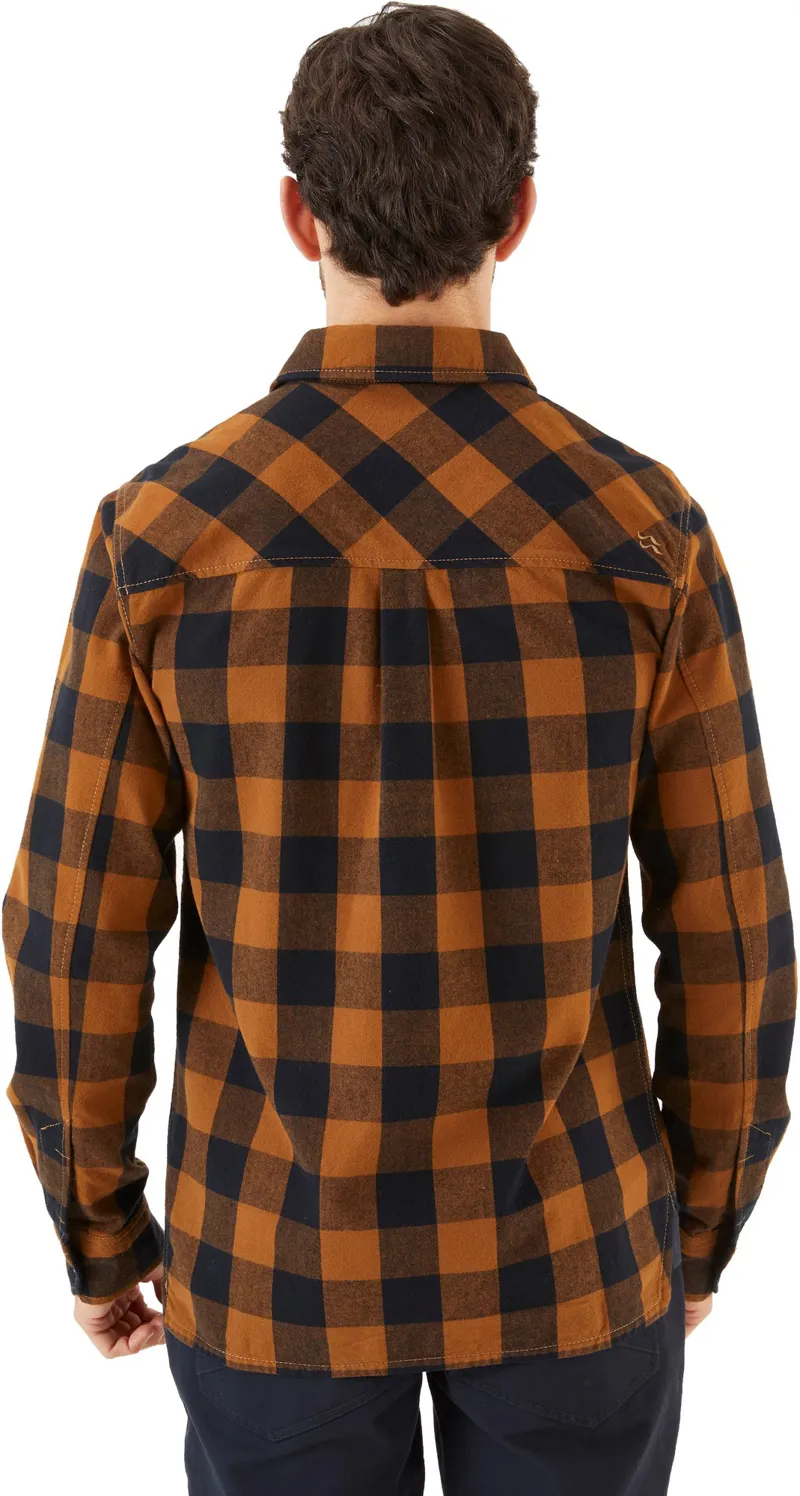 Rab Mens Boundary Shirt - Caramel Check-5