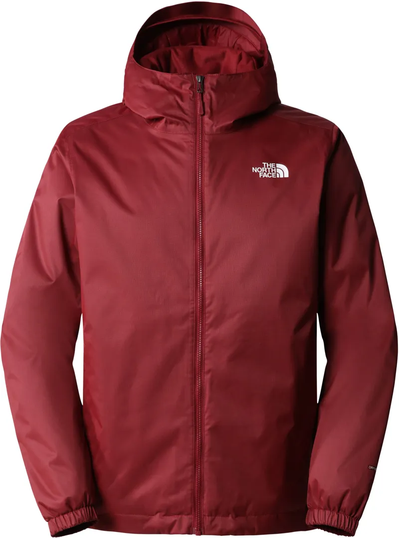 The North Face Mens Quest Insulated Jacket Cordovan Black Heather