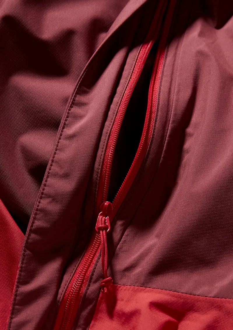 Rab Mens Downpour Eco Jacket - Deep Heather-Ascent Red-9