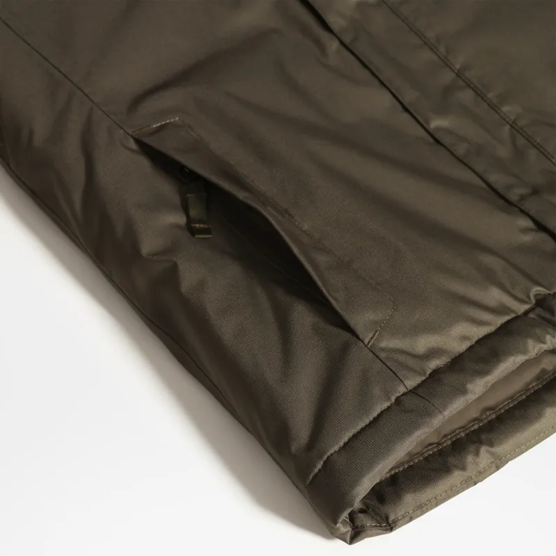 The North Face Youth Snow Quest Jacket - New Taupe Green - TNF White-8