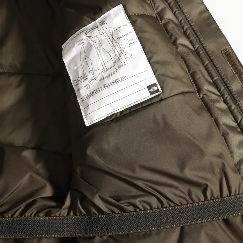 The North Face Youth Snow Quest Jacket - New Taupe Green - TNF White-10
