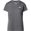 The North Face Womens Reaxion Amp Crew T-Shirt - Smoked Pearl Dark Heather