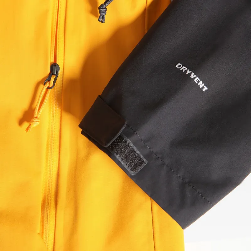 The North Face Mens Stratos Jacket - Summit Gold - Asphalt - Citrine Yellow-9