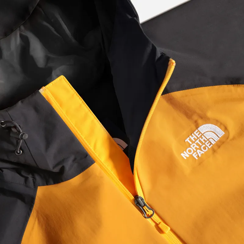 The North Face Mens Stratos Jacket - Summit Gold - Asphalt - Citrine Yellow-5