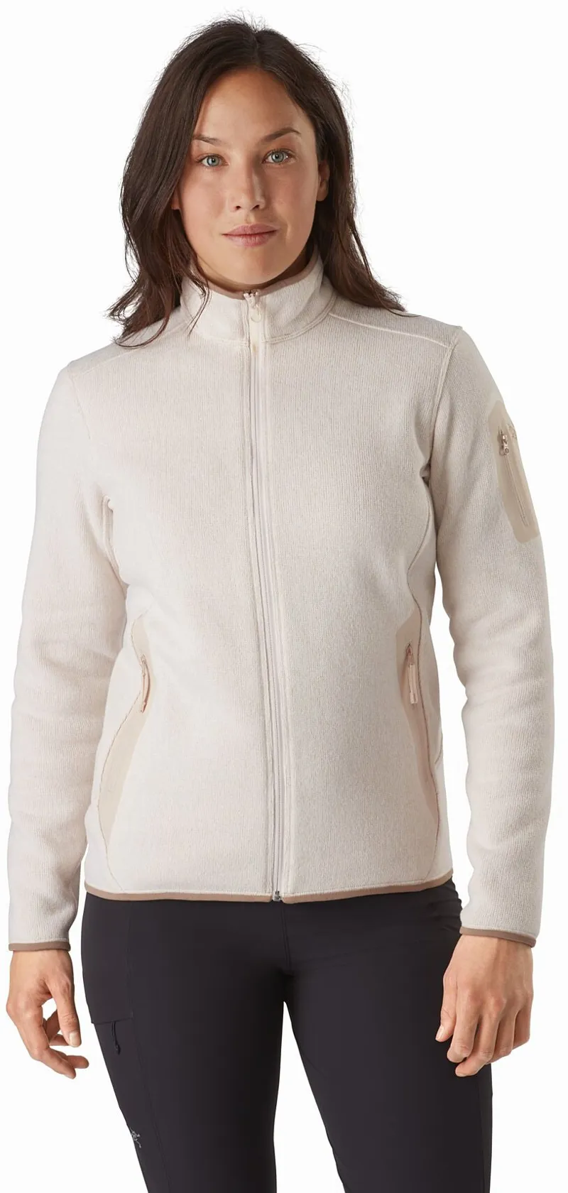 Arcteryx Womens Covert Cardigan - Athena Grey Heather-1