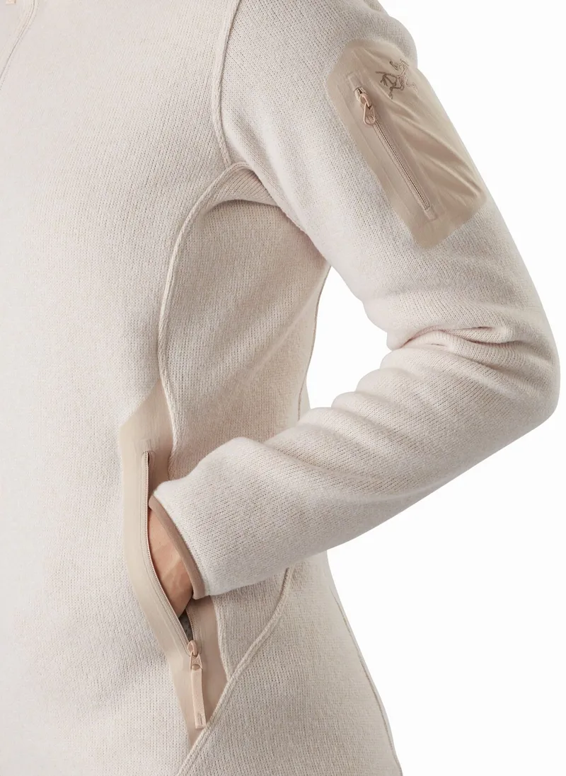 Arcteryx Womens Covert Cardigan - Athena Grey Heather-4