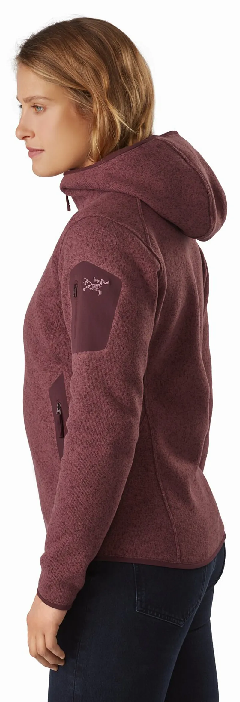 Arcteryx Womens Covert Hoody - Athena Grey Heather-5