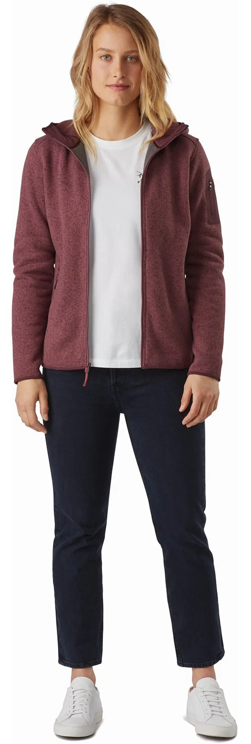 Arcteryx Womens Covert Hoody - Athena Grey Heather-2