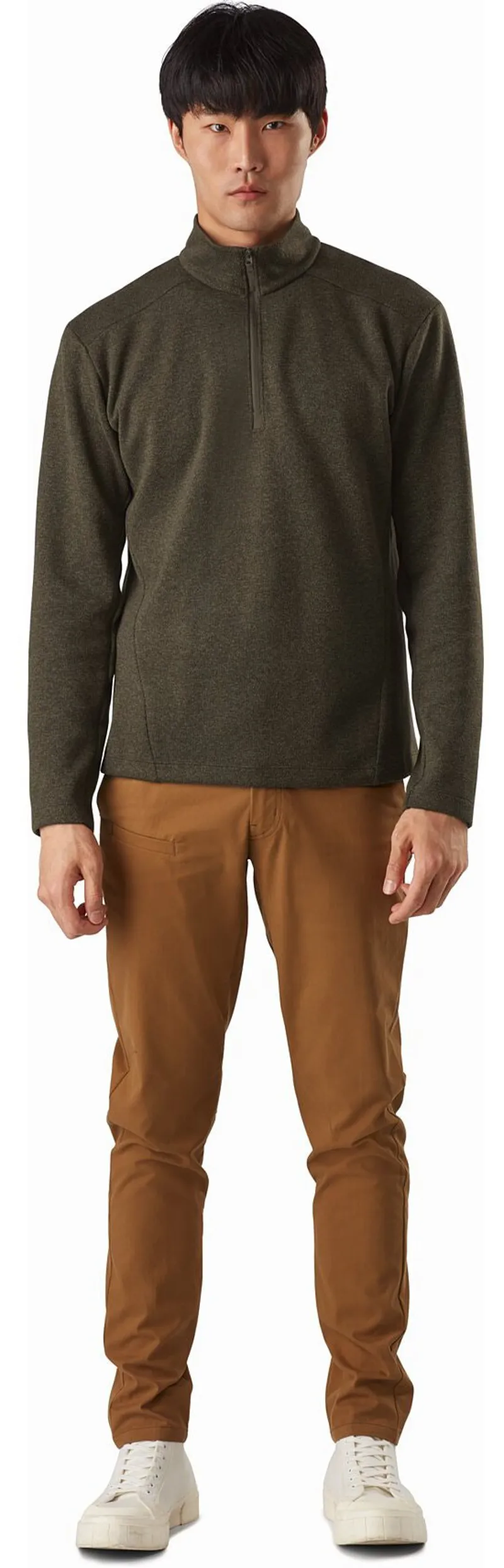 Arcteryx Mens Covert LT 1/2 Zip Fleece - Cosmic Heather-3