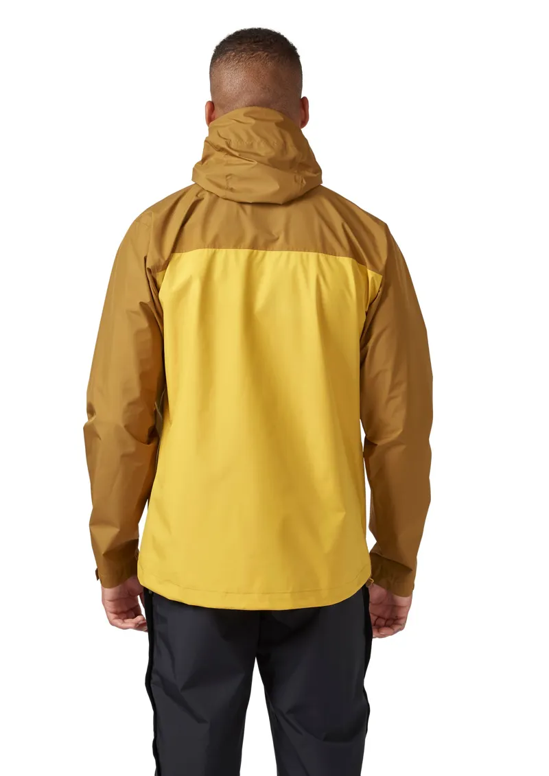 Rab Mens Downpour Eco Jacket - Footprint-Sahara-3