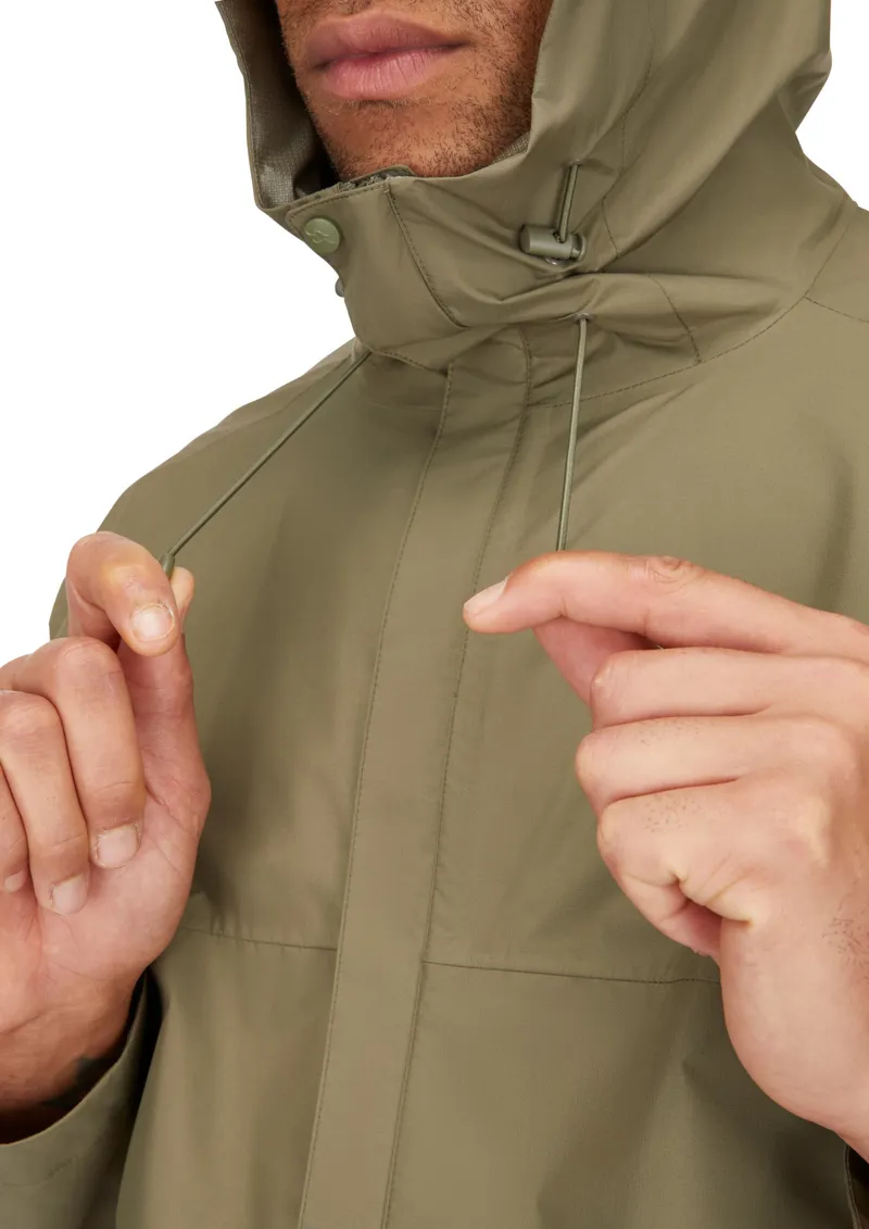 Rab Mens Downpour Eco Jacket - Light Khaki-10