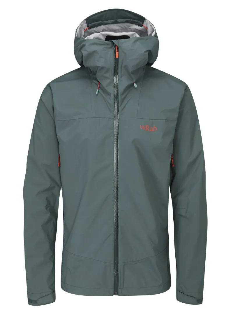 Rab Mens Downpour Plus 2.0 Jacket - Pine 