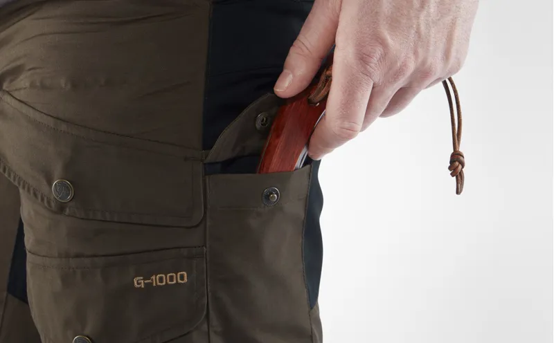 Fjallraven Mens Vidda Pro Trousers - Regular Leg - Green-Dark Grey-6