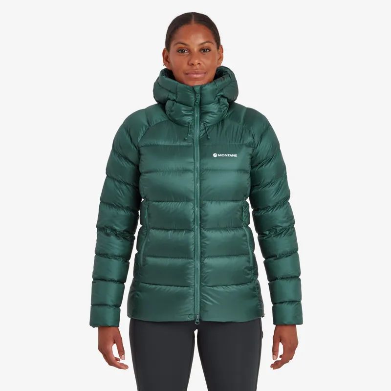 Montane Womens Anti-Freeze XT Hoodie - Dark Wakame Green-3