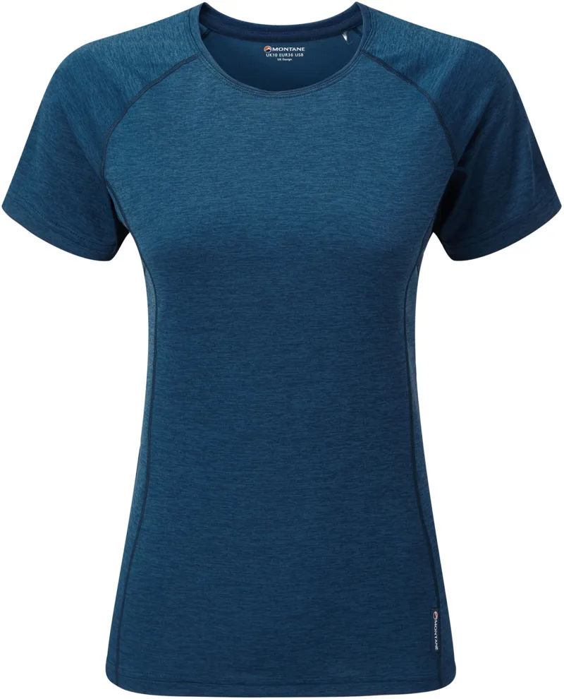 Montane Womens Dart T-Shirt - Narwhal Blue