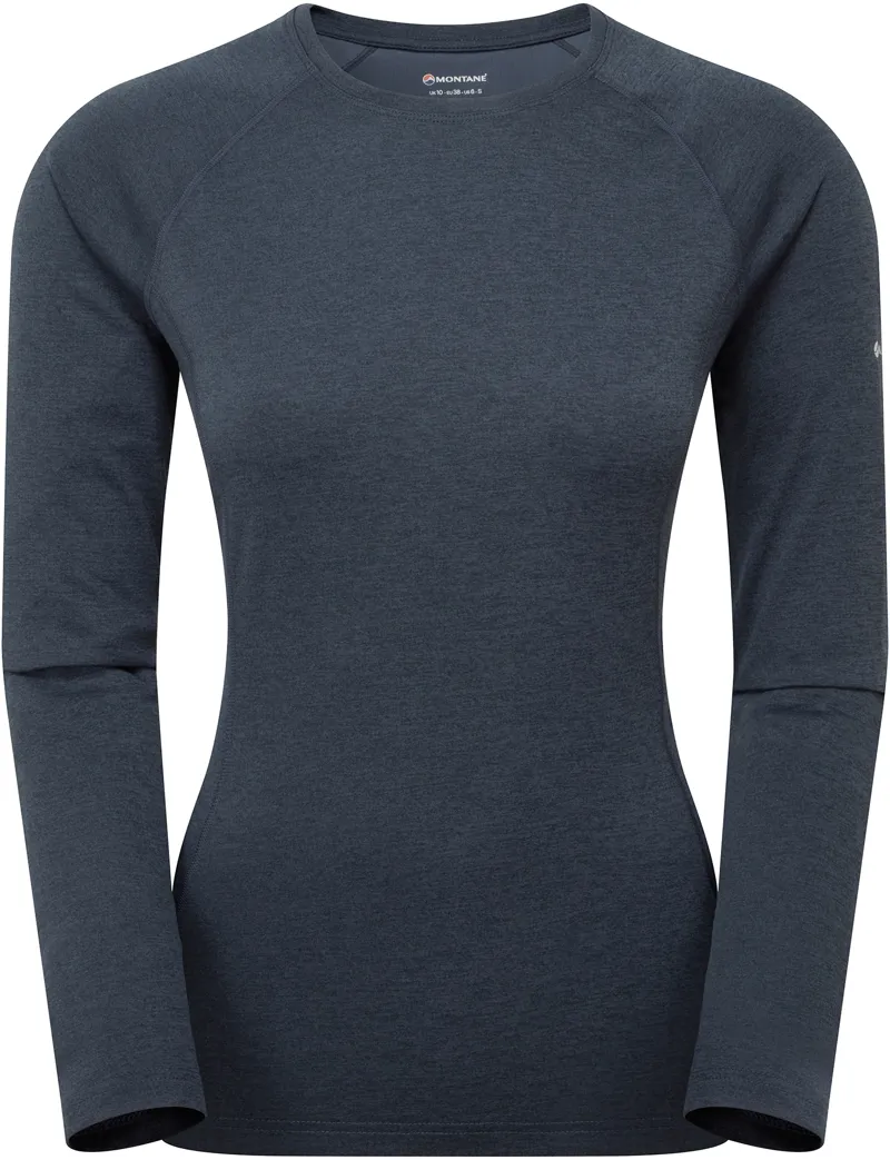 Montane Womens Dart Long Sleeved T-Shirt - Eclipse Blue