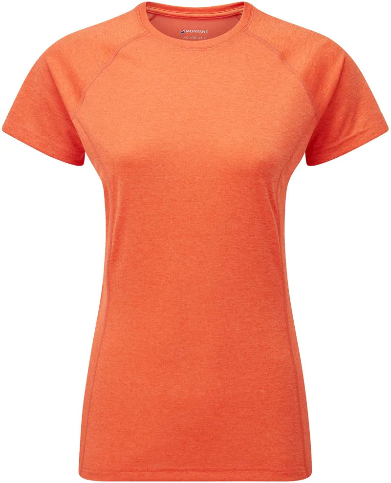 Montane Womens Dart T-Shirt - Tigerlily