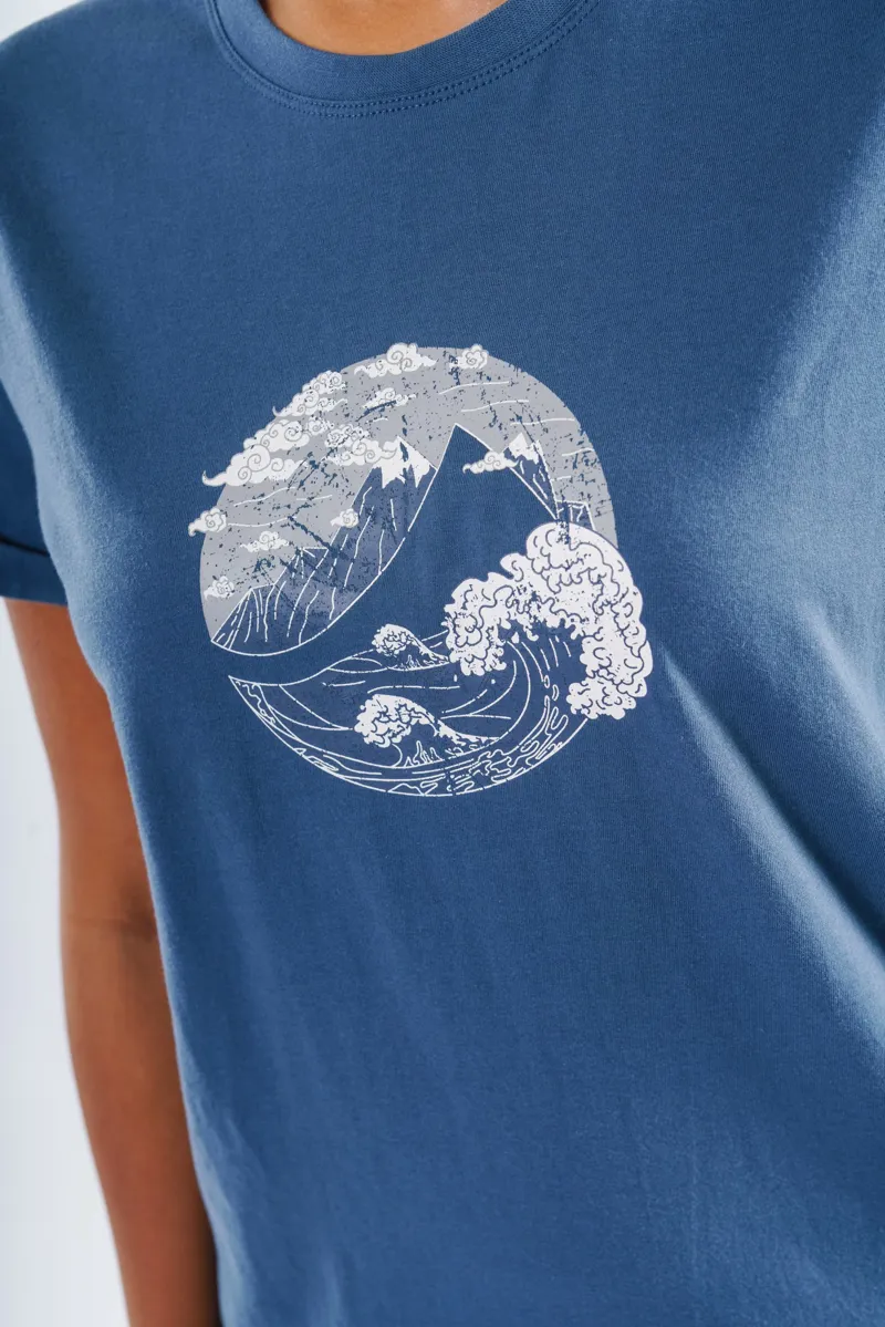 Montane Womens Great Mountain T-Shirt - Orion Blue-4