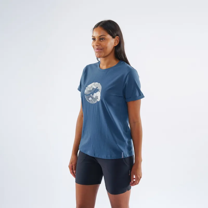 Montane Womens Great Mountain T-Shirt - Orion Blue-2