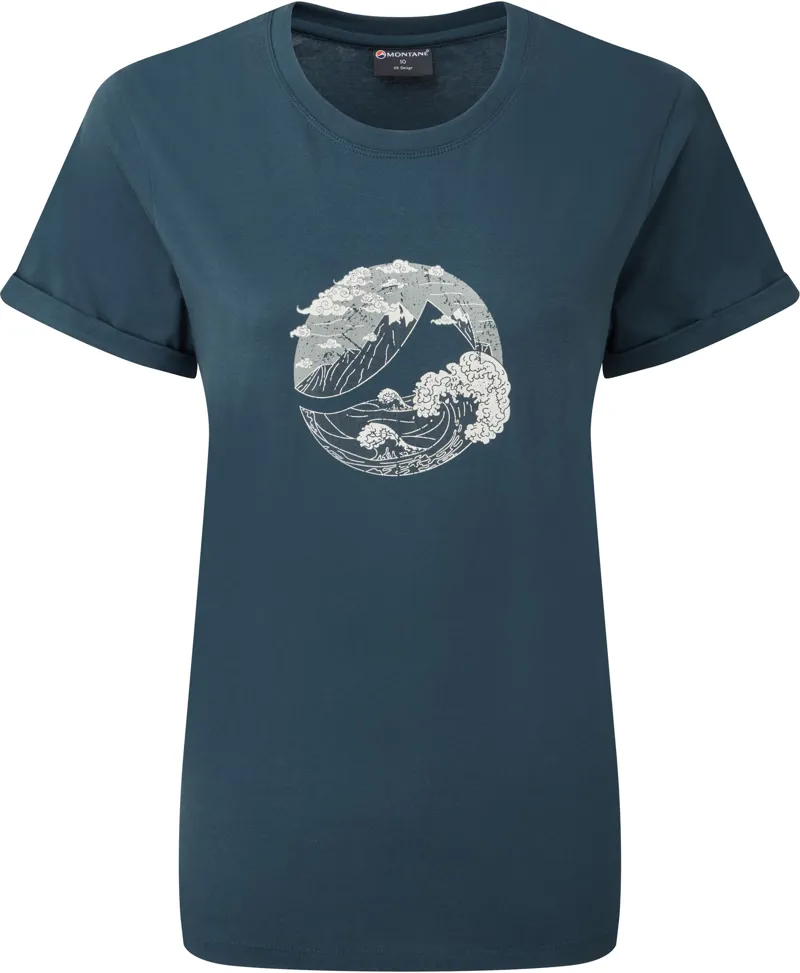 Montane Womens Great Mountain T-Shirt - Orion Blue