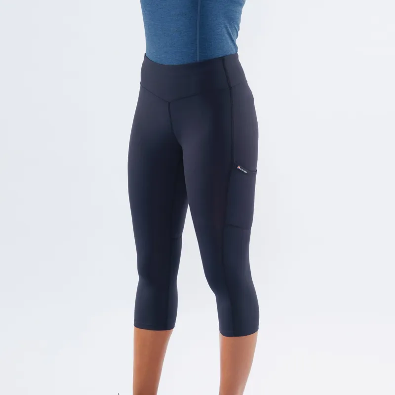 Montane Womens Ineo Lite Capri Trousers - Black-2