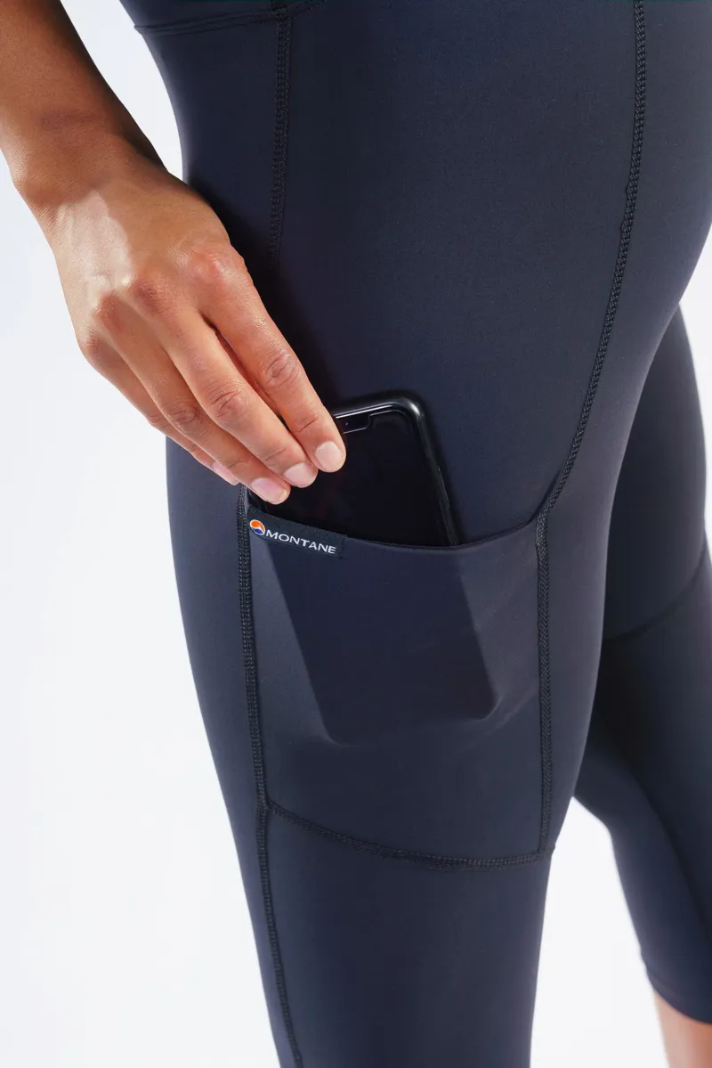 Montane Womens Ineo Lite Capri Trousers - Black-5