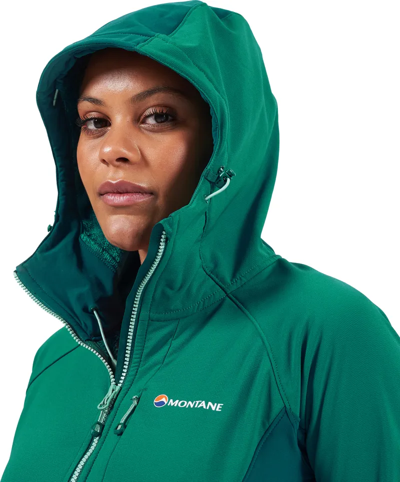 Montane Womens Krypton Hoodie - Wakame Green-5