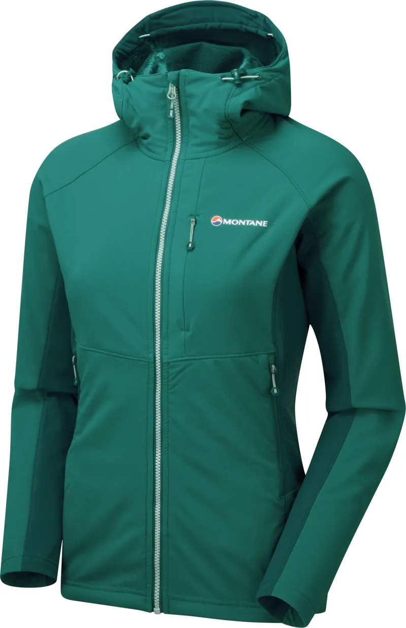 Montane Womens Krypton Hoodie - Wakame Green-1