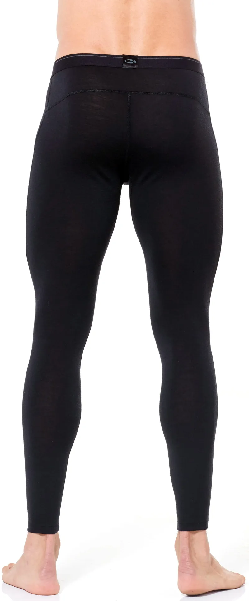 Icebreaker Mens 200 Oasis Leggings W/Fly - Black-2