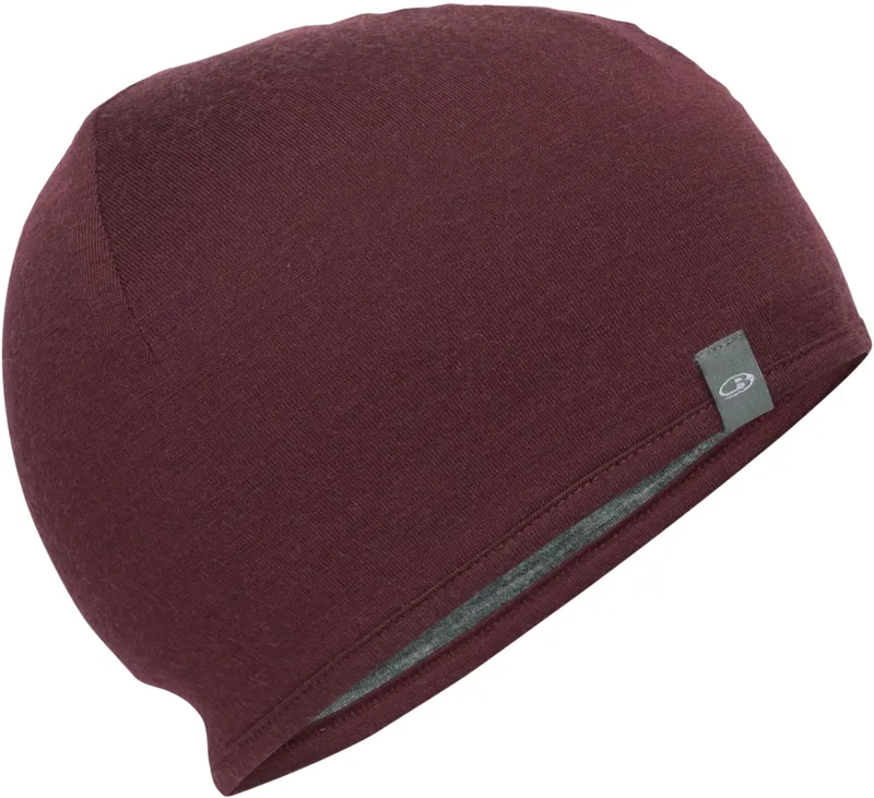 Icebreaker Unisex Pocket Hat Redwood Gritsone Heather