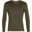 Icebreaker Mens 260 Tech Long Sleeved Crewe Top - Loden