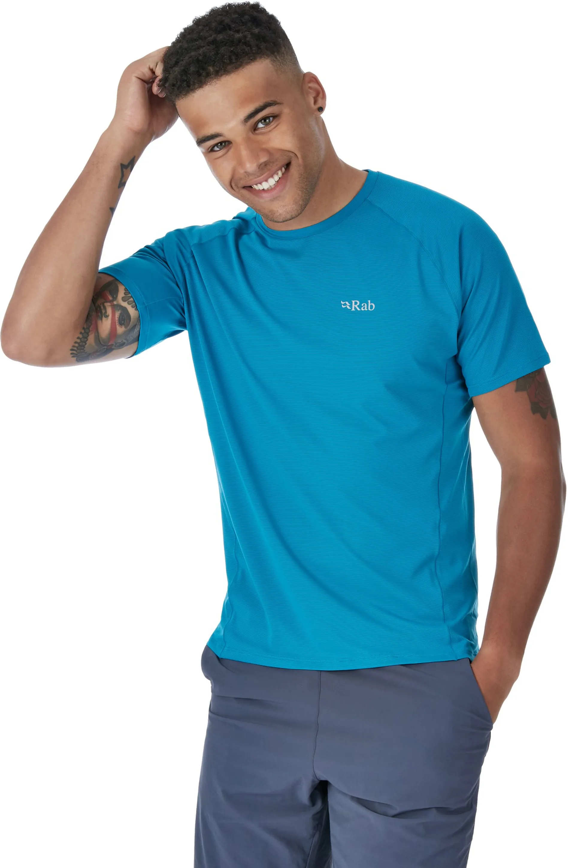Rab Mens Force SS Tee Azure