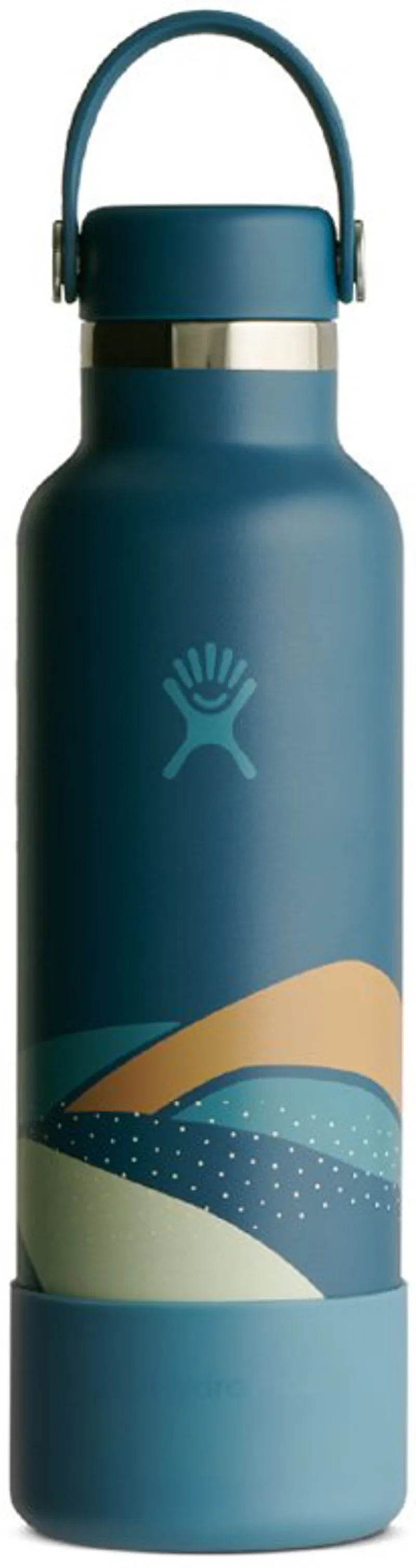 Hydro Flask 21oz Standard Mouth With Flex Cap and Boot Raindrop
