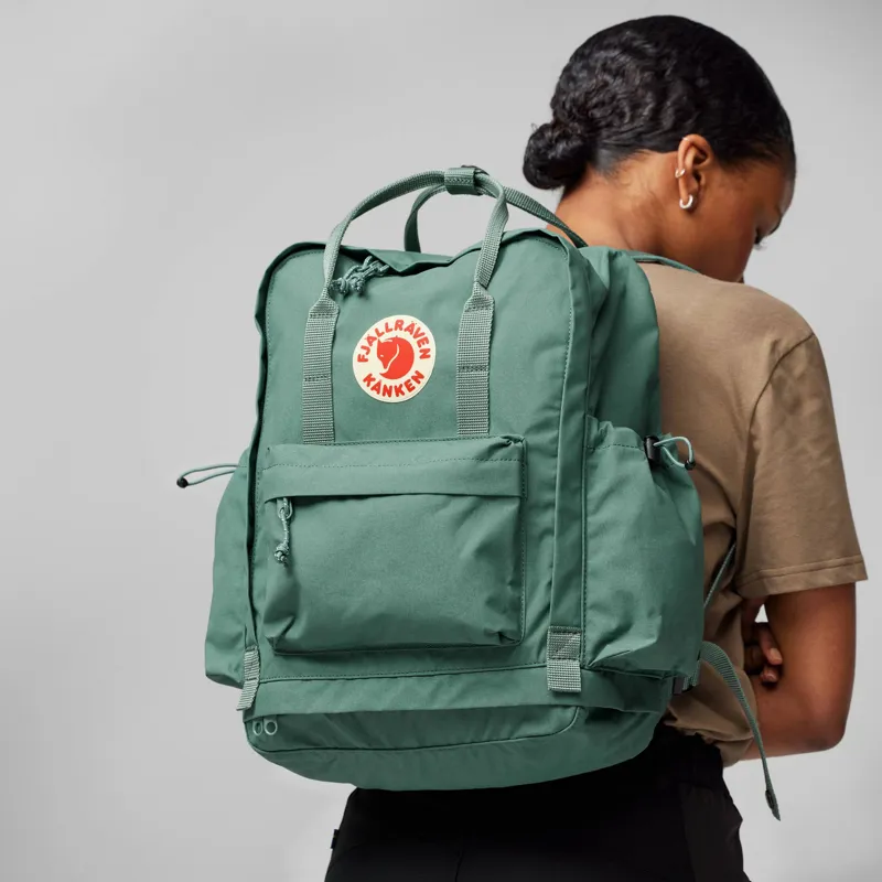 Fjallraven Kanken Outlong Backpack - Frost Green-6