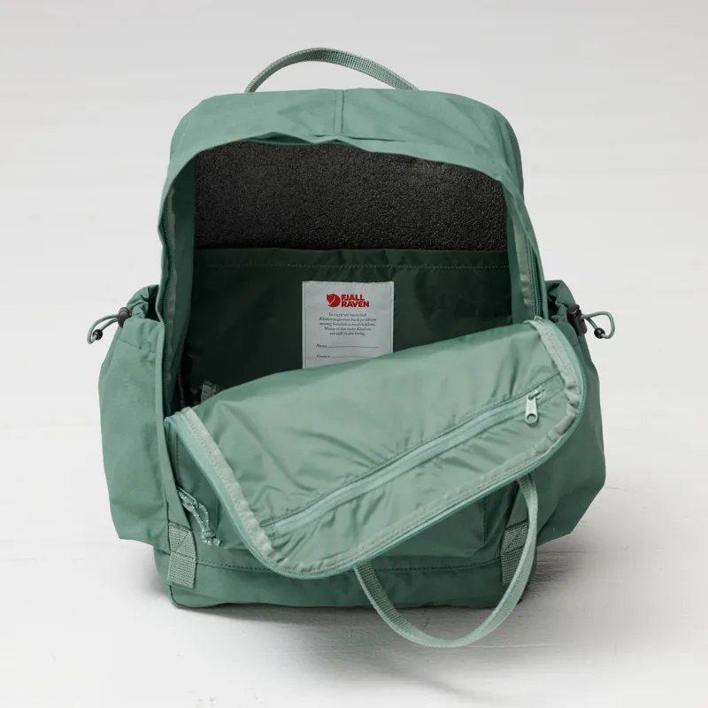 Fjallraven Kanken Outlong Backpack - Frost Green-5