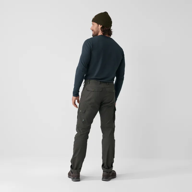 Fjallraven Mens Karl Pro Zip-off Trousers - Dark Olive-3
