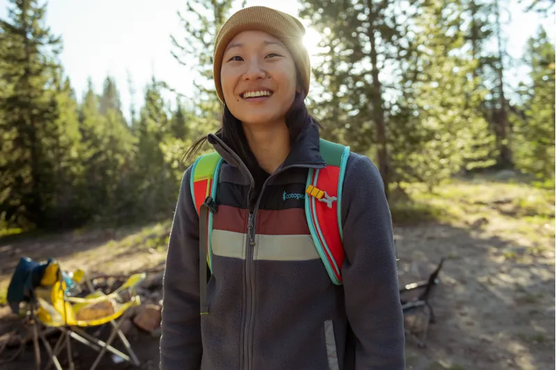 Cotopaxi Womens Teca Fleece Jacket - Hot Sauce-6