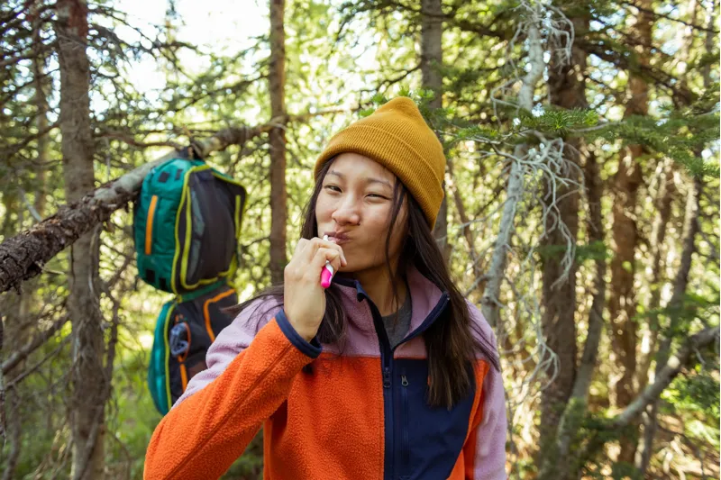 Cotopaxi Womens Dorado Half-Zip Fleece Jacket - Plum-Cayenne-11